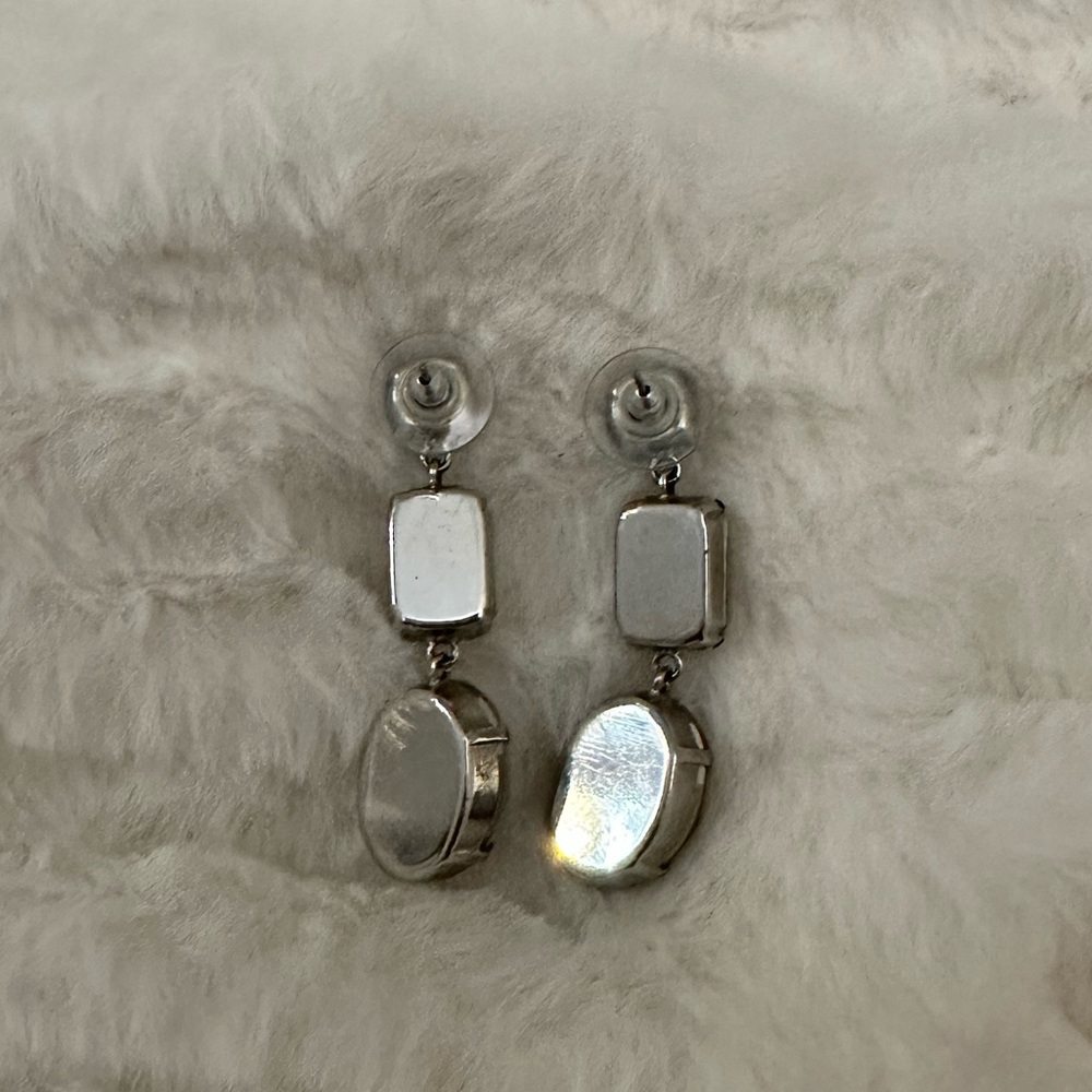 Rhinestone Earrings - Picture 2 of 3